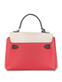 Lockme Ever BB, &pound;850, Handbags, Black/Cream/Red, Leather, Back view